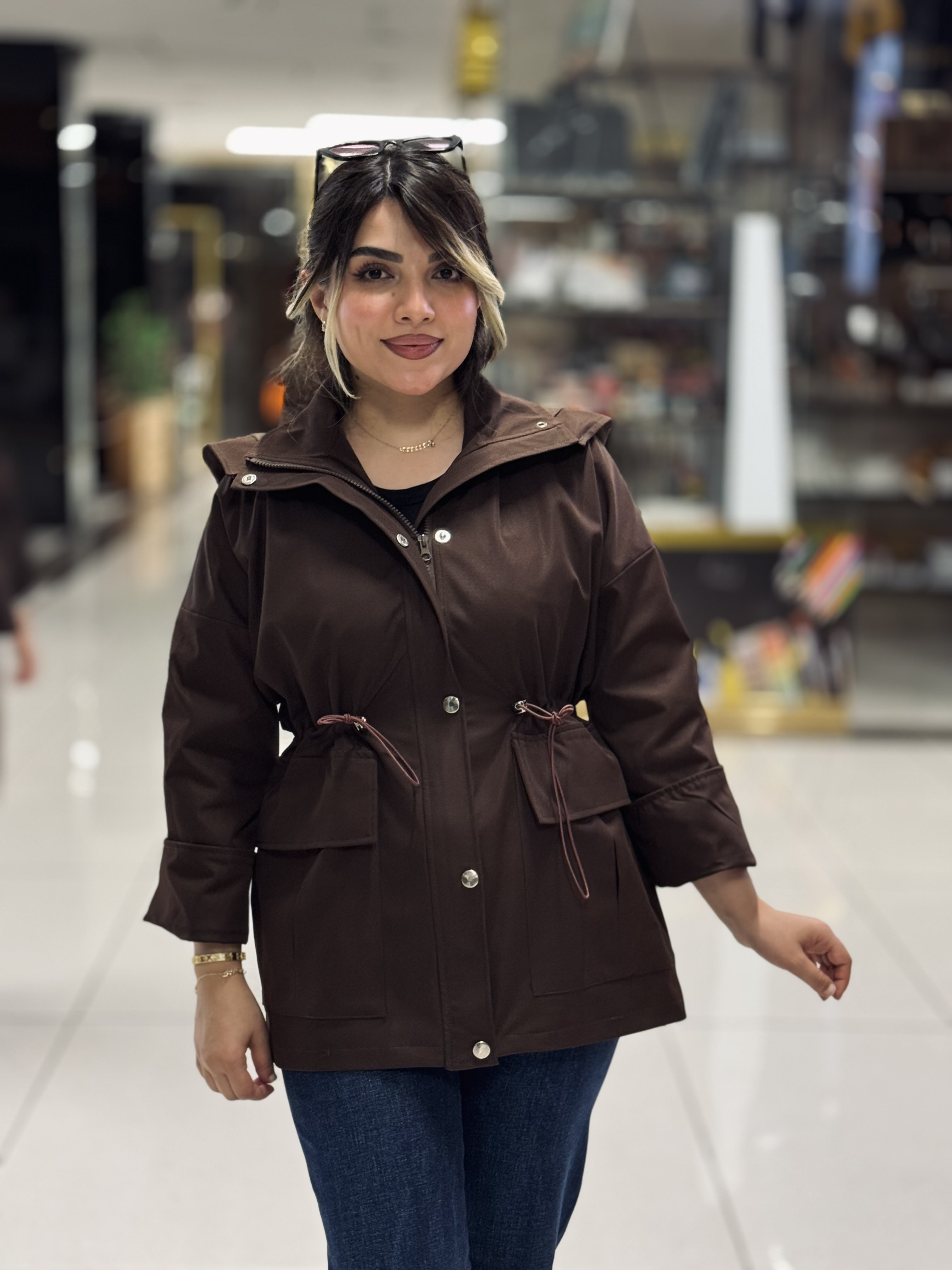 بارونی کوتاه ضد آب در رنگبندی